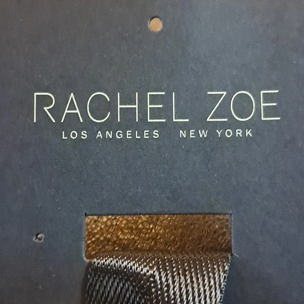 Rachel Zoe Sling/Crossbody Bag Fanny Pack Animal Print Metallic Silver